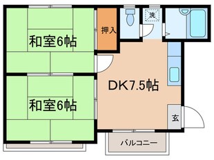 ファミ－ユアサヒの物件間取画像